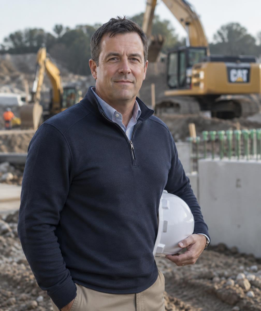 Portrait of a construction consultant on a jobsite